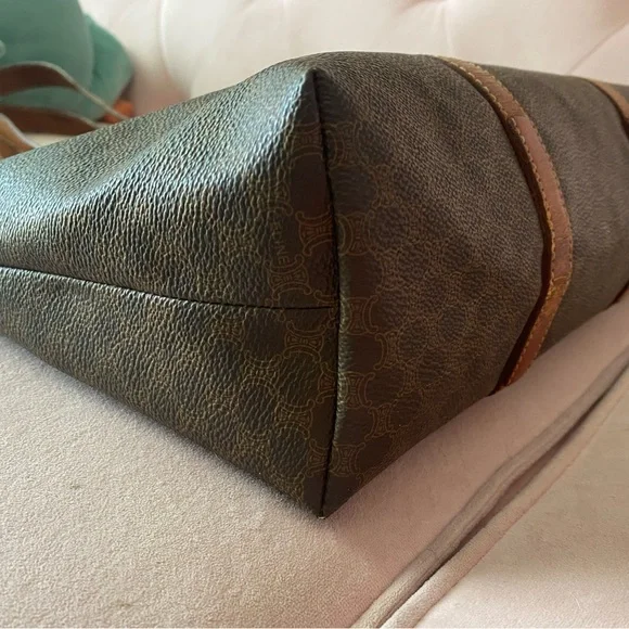 Celine Macadam Medium Leather Tote bag